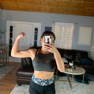 Olive sports bra